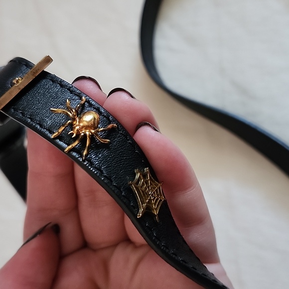 Charlotte Olympia Leather Calf Hair Leopard Accordion Bag - Picture 3 of 7